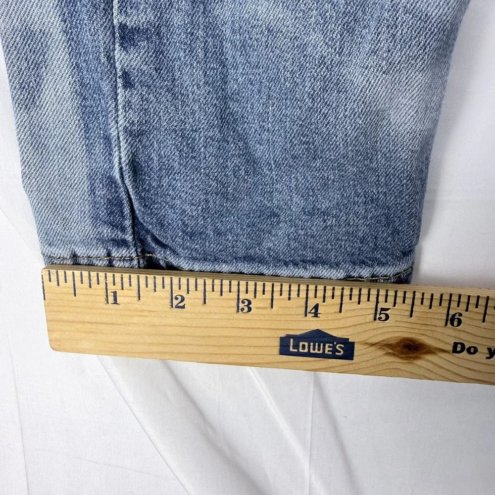 Levi's 512 Slim Taper Jeans Mens 31x30 Light Wash Blue Denim Stretch Levis